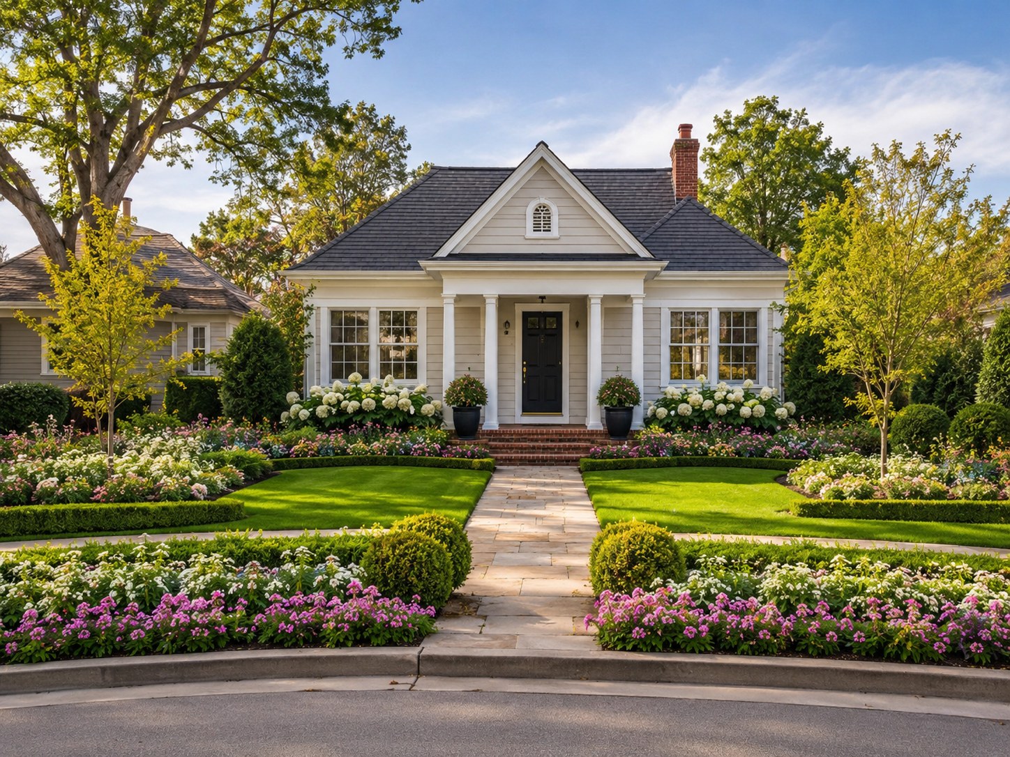 Tidy looking garden