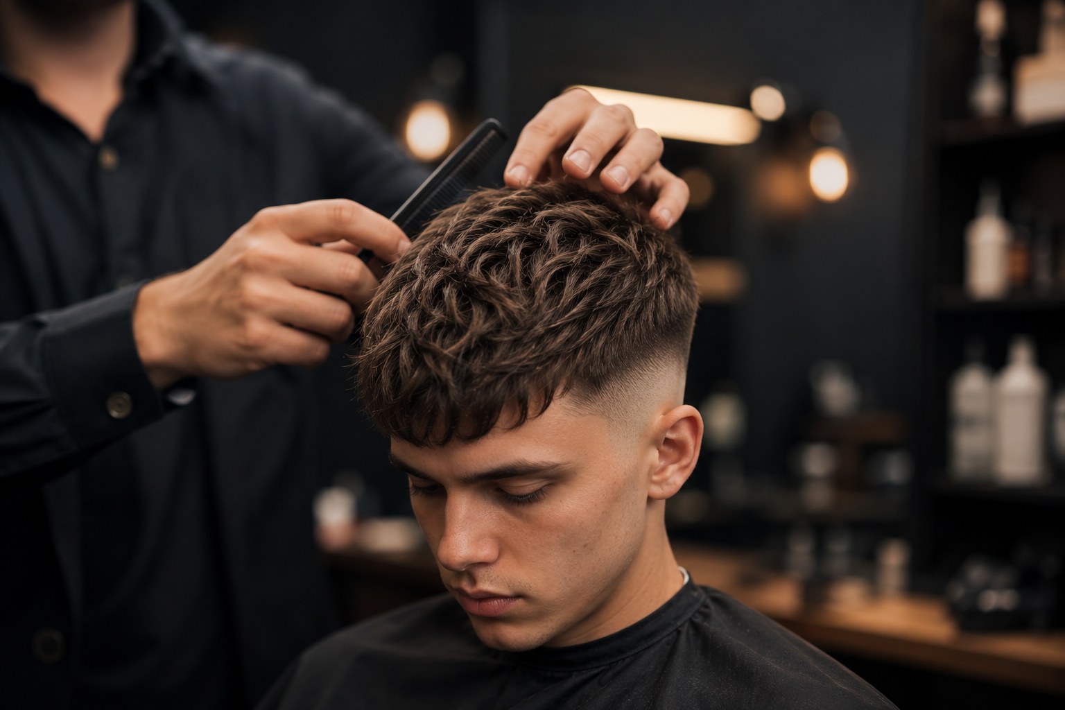 Fresh fade cut