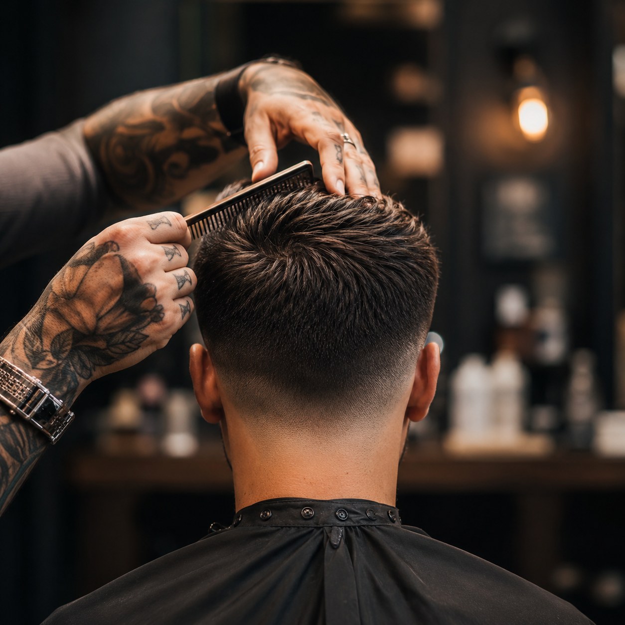 Skin fade detail