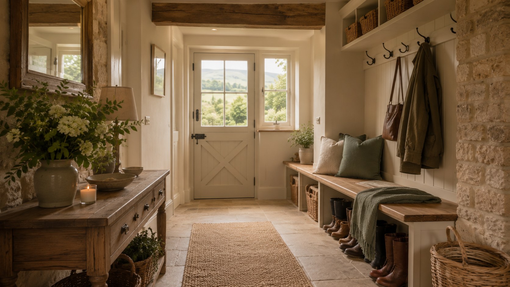 Cottage entrance details