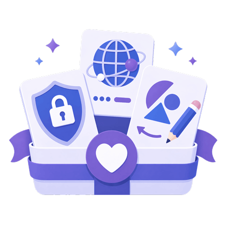 Included website extras illustration