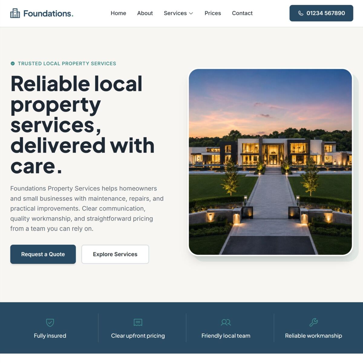 Screenshot of the Digiweave Forge website design